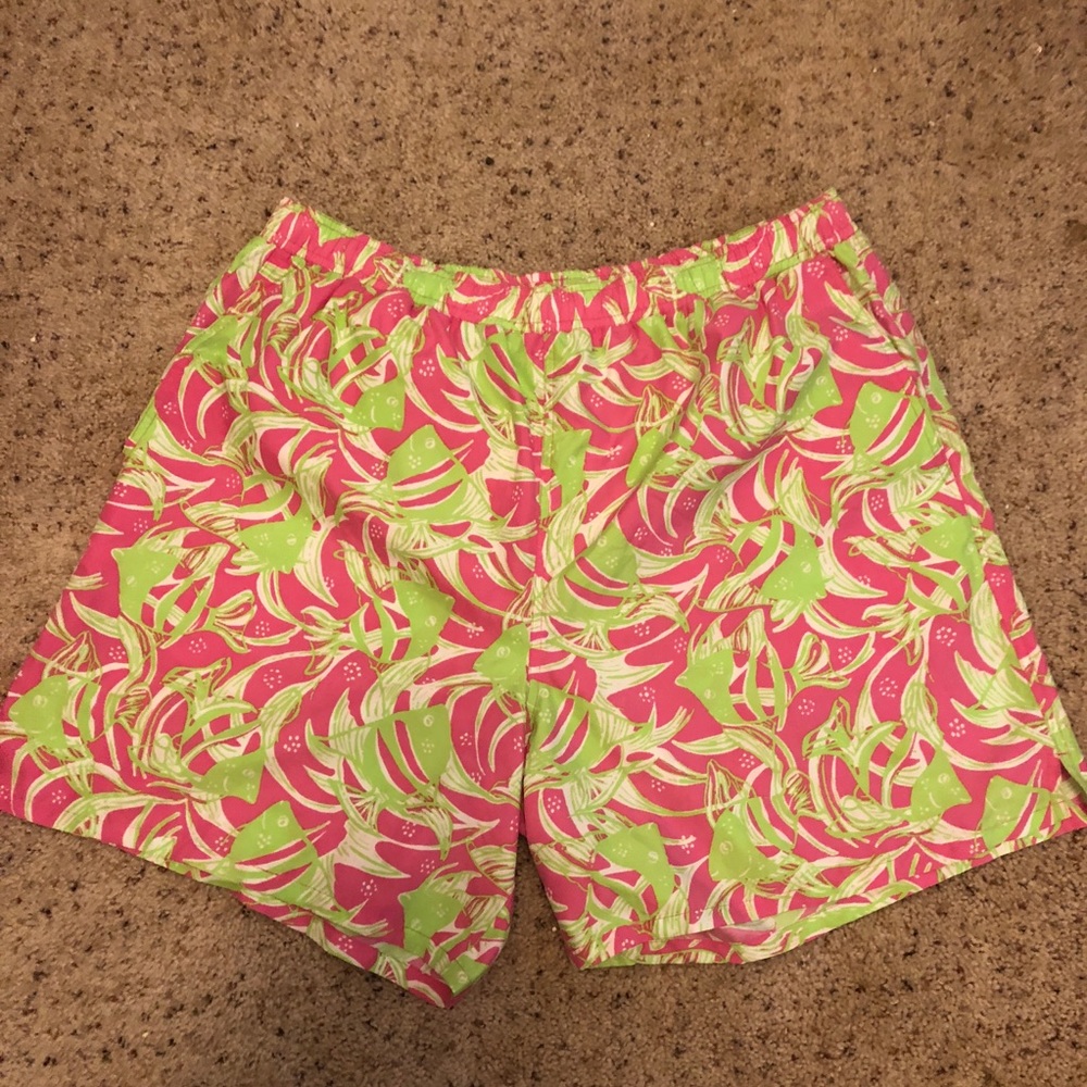 Lilly Pulitzer Fish Print Trunks